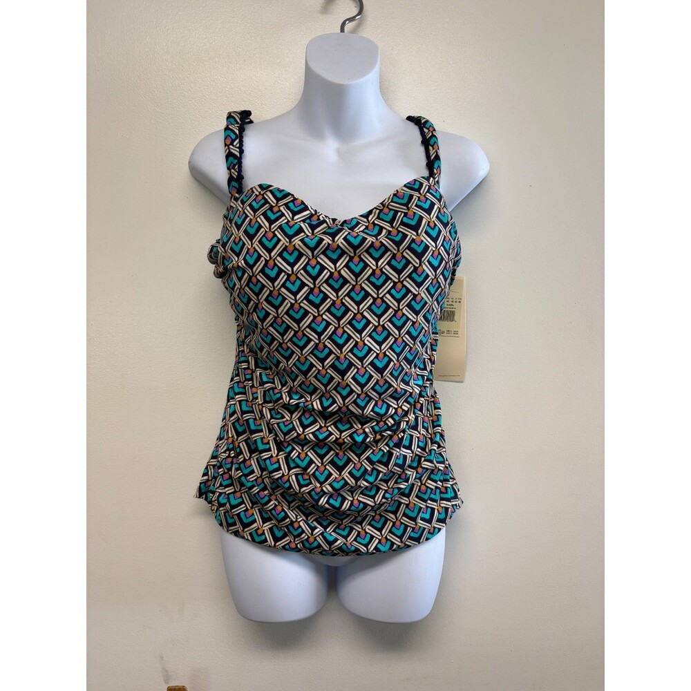 Profile by Gottex Women's size Large 38E Swim Top 31" waist Tankini NWT